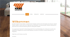 Desktop Screenshot of haas-gmbh.ch